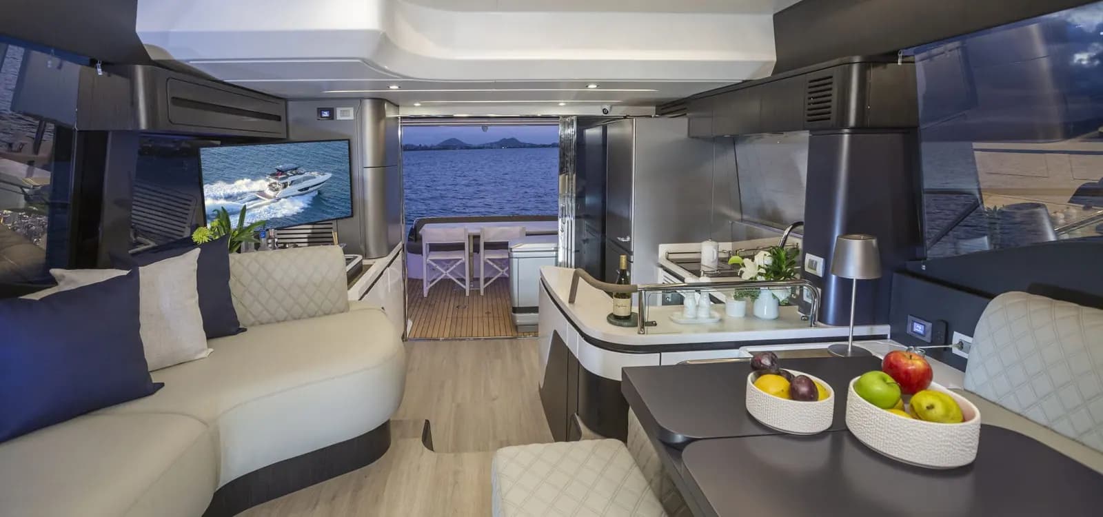 Interior view of Schaefer Yachts 600