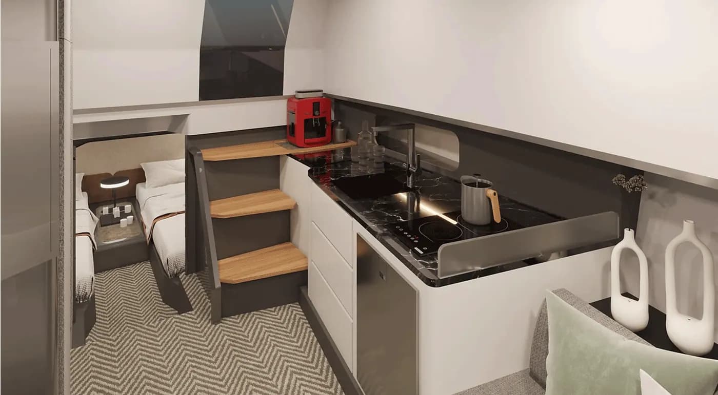 Deck view of SCHAEFER YACHTS V44 OB