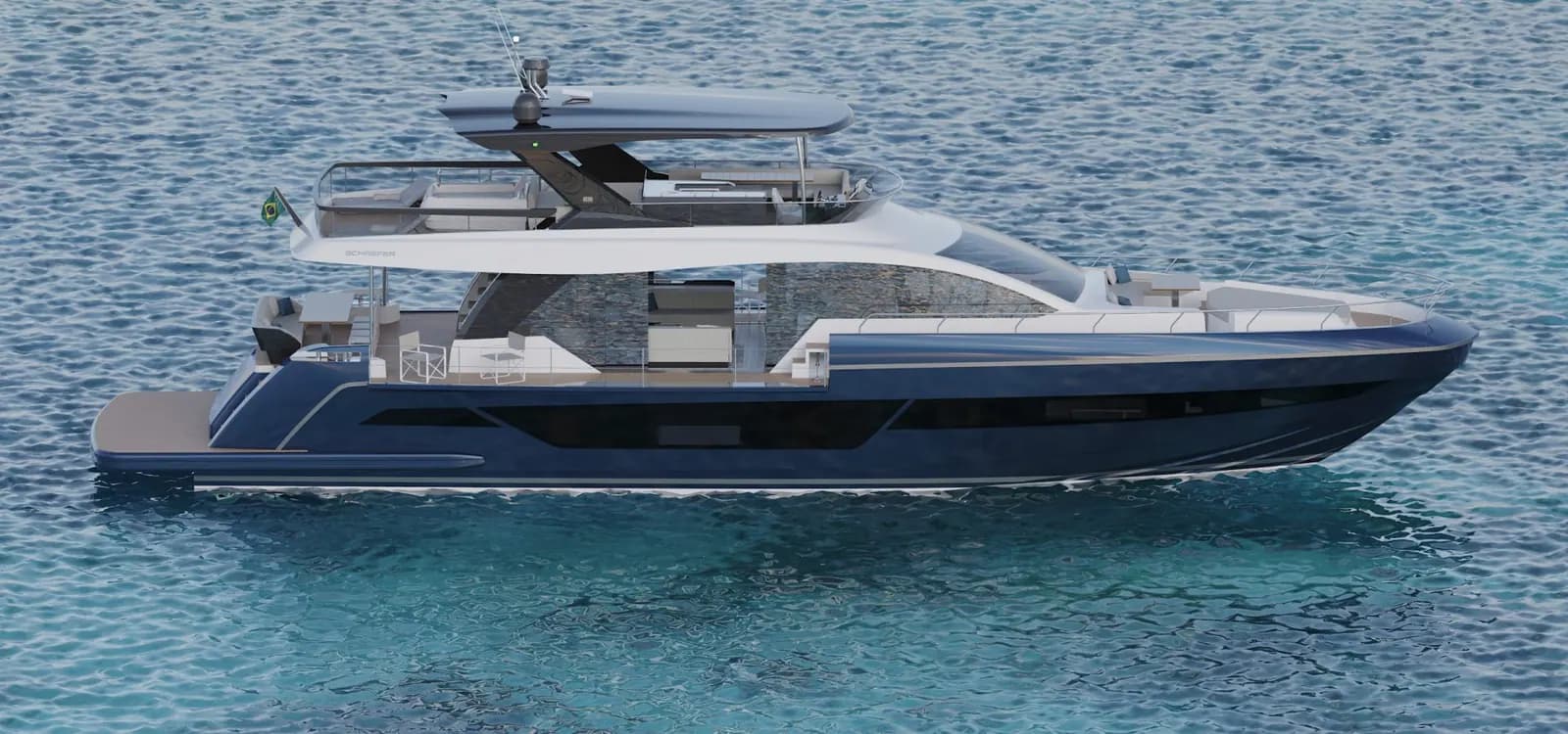 Interior view of Schaefer Yachts 26M