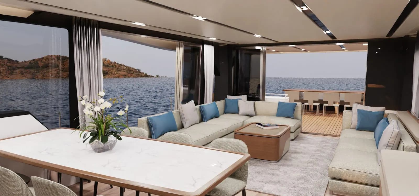 Exterior view of Schaefer Yachts 26M