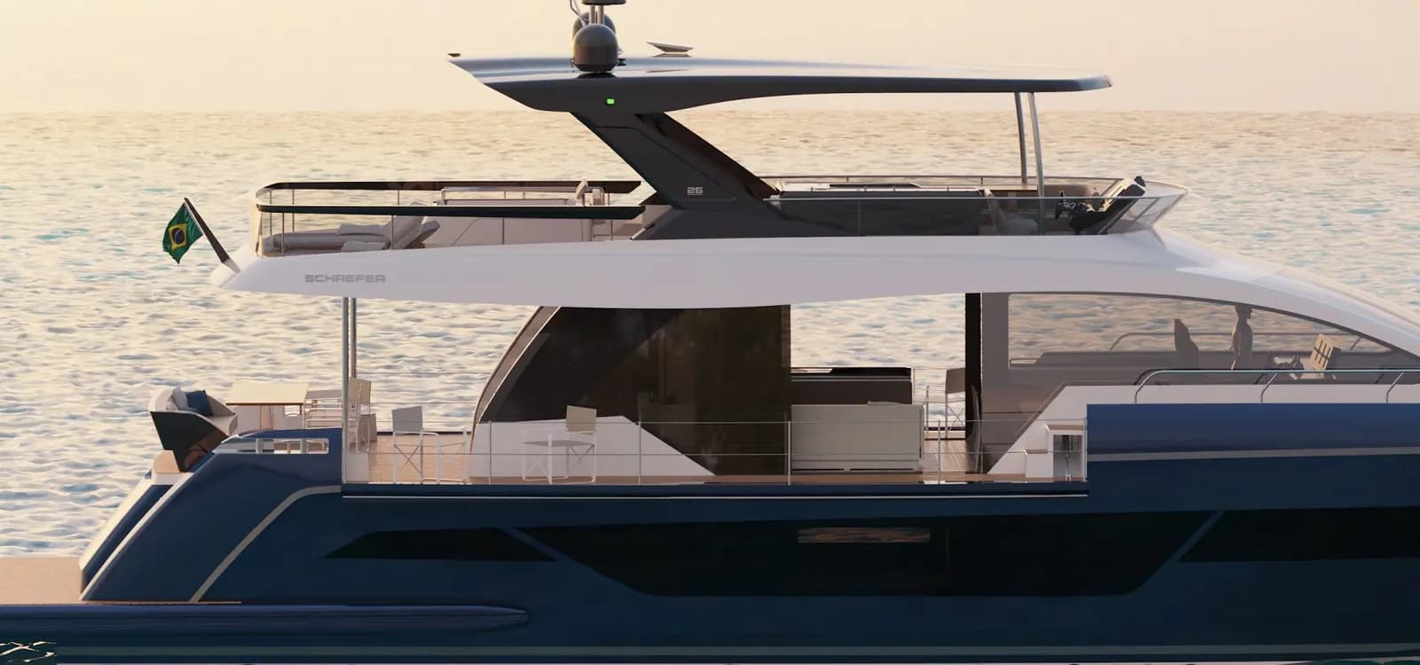Deck view of Schaefer Yachts 26M