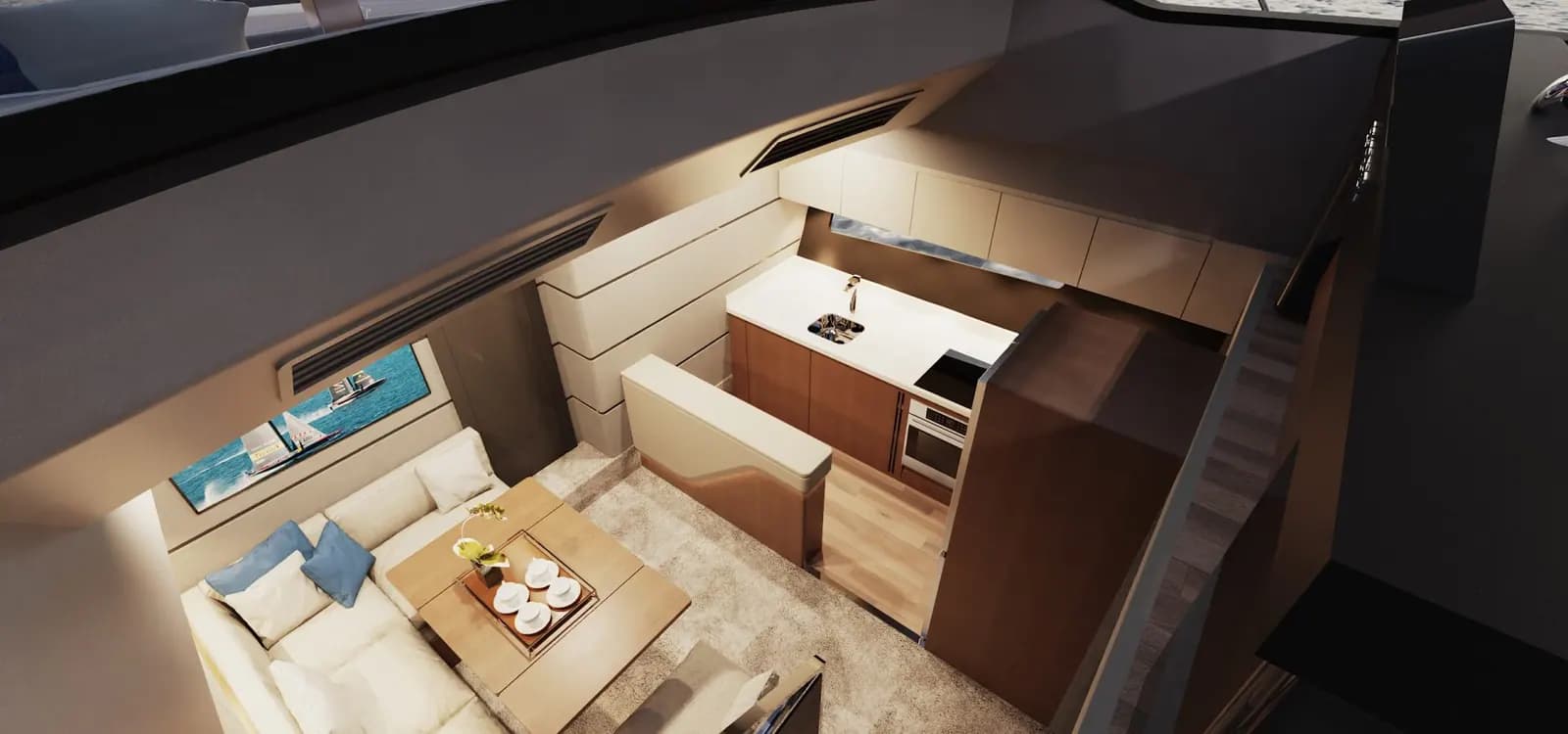 Deck view of Schaefer Yachts 26M