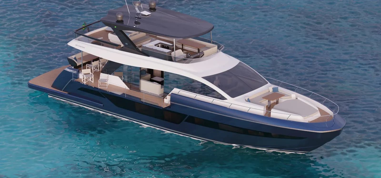 Exterior view of Schaefer Yachts 26M